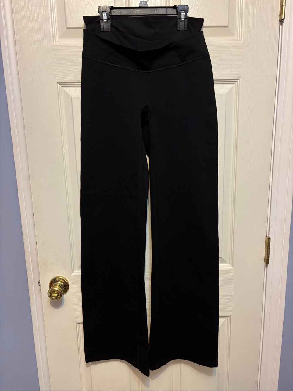 SPANX Perfect Pant Black High-Waist Women’s Wide Leg Large
